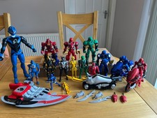 Power Rangers Bundle of Jungle Fury Full Team + Megazord + Bikes + Rhino etc