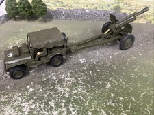 DINKY 615 Jeep & 105mm Field Gun   MILITARY. U. S. Army. Code 3. Lot