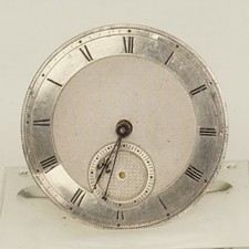 Rare! Silver Dial Movement