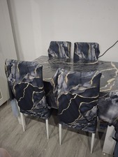 Dining table with - dining, chairs