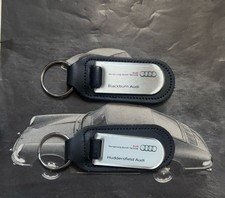 Two Genuine Audi Keyrings