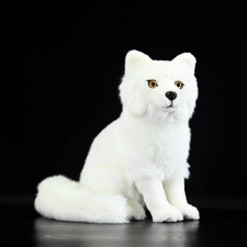 10.5-Inch White Fox Doll