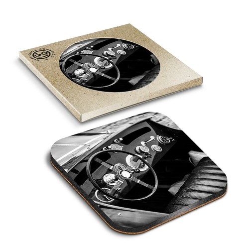 Boxed square coasters - x,