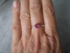 Mystic Pink Topaz ring, 1