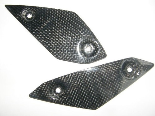 Carbon fibre heel plate - carbon,
