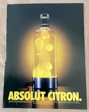 Absolut Citron ad 1997 vintage