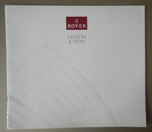 Rover range orig 1991 - rover, colours