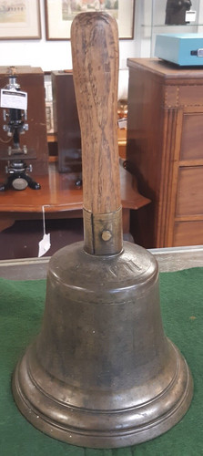 Vintage bronze school - school, bell