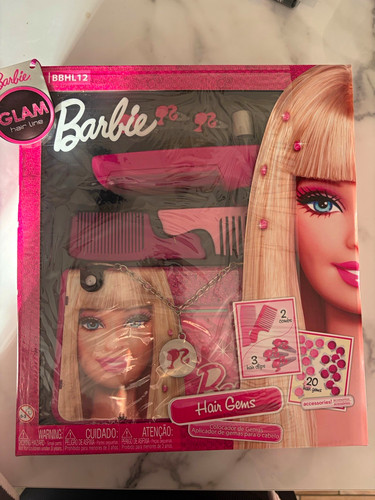 Barbie glam hair gems set - set, with