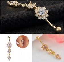 Belly Bars Button Piercing Bar