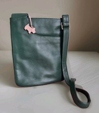 Radley  Leather Crossbody Messenger Shoulder bag  Green Medium 