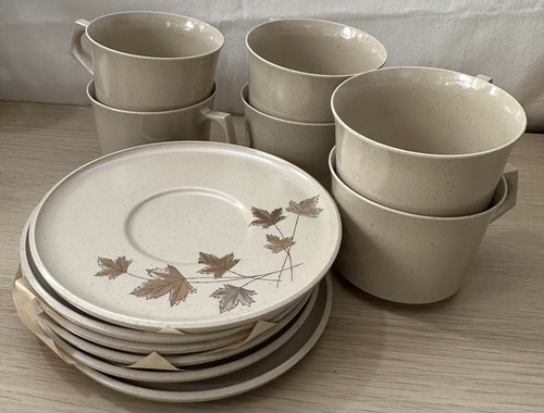 Melaware cups and saucers - melaware,
