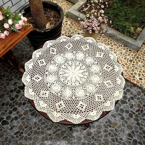 60cm vintage hand crochet - vintage,