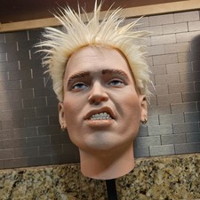 Billy Idol life size head bust