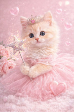 Princess kitten cute fairy - princess,