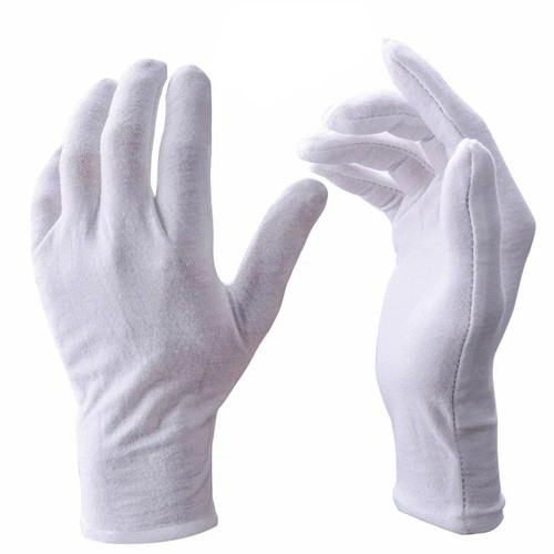Pairs cotton white - cotton, gloves