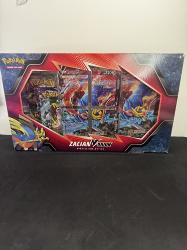 Pokemon zacian union box - v,