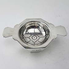 Exceptional Quality Mappin & Webb Sterling Silver Tea Strainer 1946 Sheffield