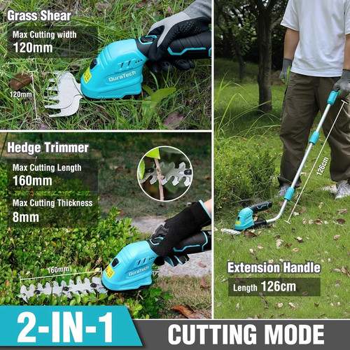 Duratech 12v cordless hedge - cordless,