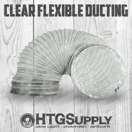 Clear ducting 8 - clear, 6"