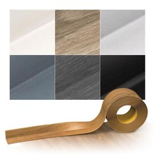 PVC Skirting Board Tape Flexible Self-Adhesive Corner Angle Edge Trim 5m 15m