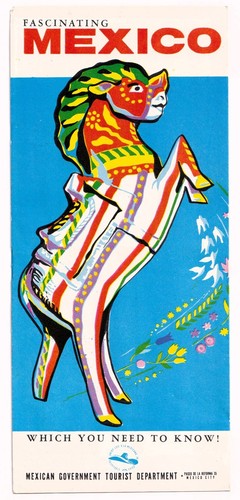 Vintage mexico travel tourist - mexico,