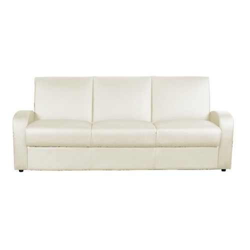 White sofa bed kimberley faux - sofa,