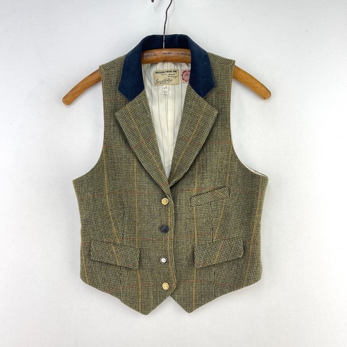Joules tweed waistcoat womens - tweed,