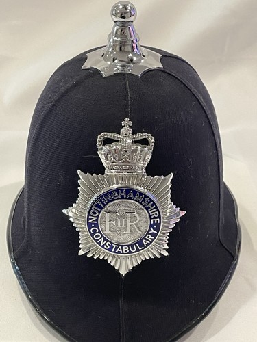 1950s british police helmet - british,