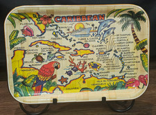 Vintage Caribbean Drinks Tray
