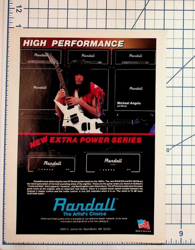 Randall amps michael angelo - randall,