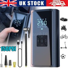 Car Tyre Inflator Cordless Digital USB Rechargeable Tire Air Compressor Pump