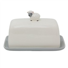 Sheep Butter Dish with Lid