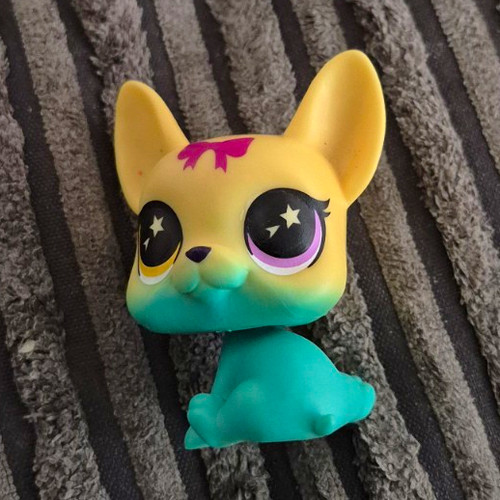 Plastic yellow green purple - , &