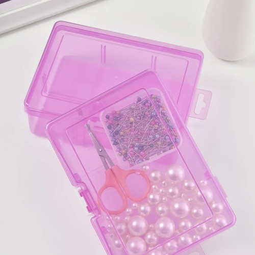 Clear plastic storage - storage, box