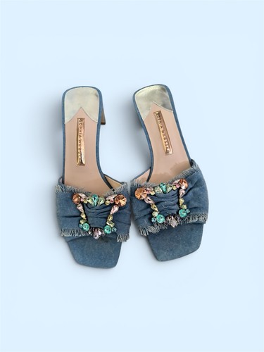Sophia webster denim mules - sophia,