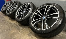 GENUINE BMW 21” X5M F85 612M ALLOY WHEELS + MICHELIN TYRES + TPMS SET IMMACULATE
