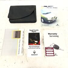 ⭐️ RENAULT SCENIC MK1 1996-2002 GENUINE OWNER MANUAL HANDBOOK WALLET OPERATOR