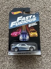 2016! Hot Wheels 2 Fast 2 Furious F&F2 Fast and Furious Nissan Skyline R34 GT-R 