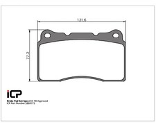 ICP Front Brembo 4 Pot Brake