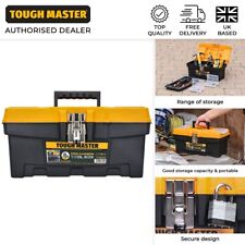 Tool Storage Box 16" Toolbox with Tote Tray TOUGH MASTER
