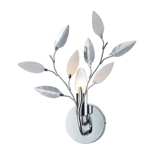 Modern birch chrome wall - modern,
