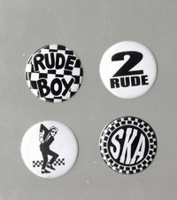 4 Ska Skinhead Badge s
