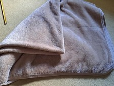 Throw, biscuit beige colour, 198 x 155cm (78" x 61"), excellent condition