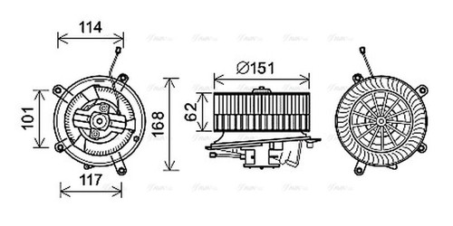 Ava cabin fan blower - blower, motor