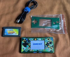 Game Boy Micro Green With Extra faceplate and USB charger
