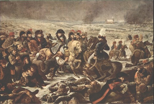 Napoleon eylau 1807 - postcard,