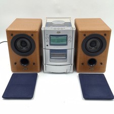 JVC UX-T55 Micro Hi-Fi System CD Radio + Speakers Bookshelf Stereo READ BELOW