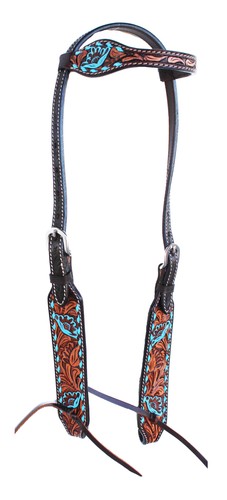 Horse western floral tooled - horse,