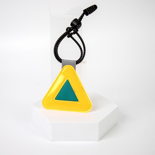 Reflective triangle sign - reflective,